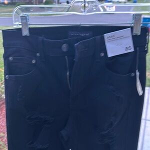 BRAND NEW Aeropostale High Rise Jegging Black size 8 short